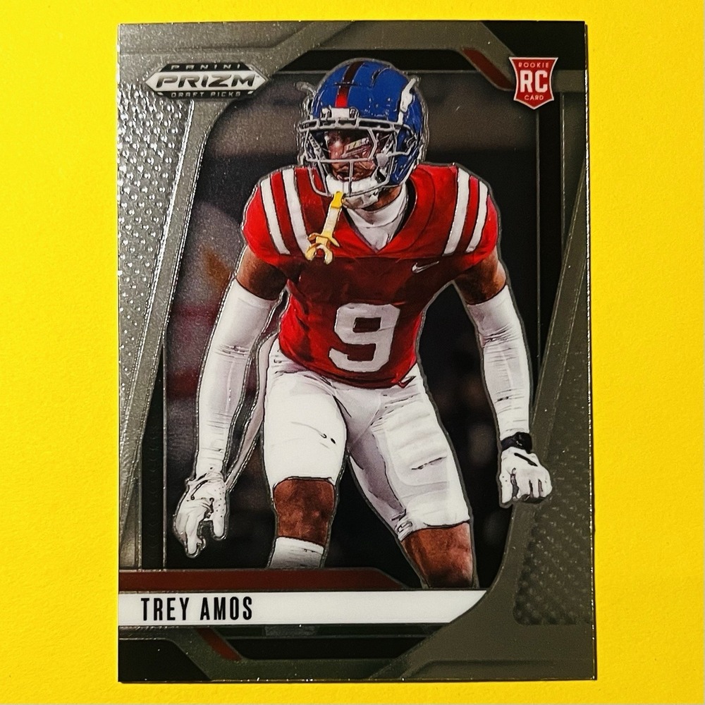 2025 Panini Prizm Draft Picks Trey Amos Rookie RC #89 Ole Miss Rebels